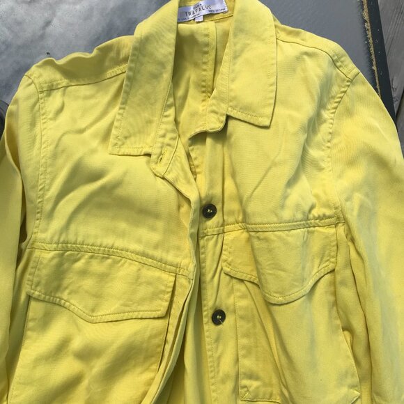 Yellow Zara shirtdress size small - Picture 6 of 6